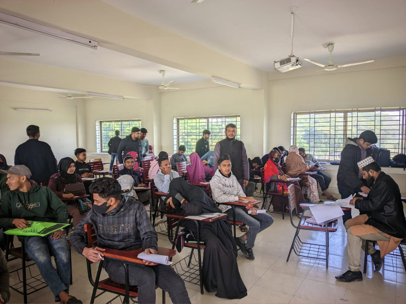 Exam Hall Moment